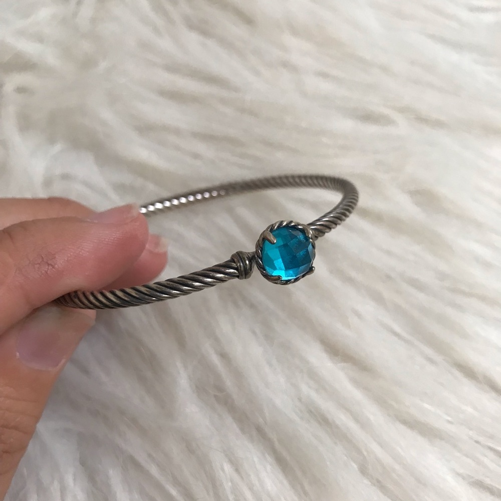 Blue Topaz David Yurman bracelet